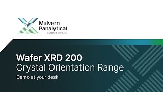 Wafer XRD 200 Demo at your desk