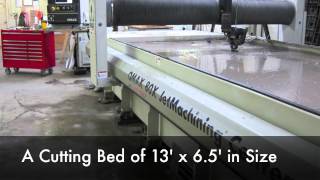 Omax 80X WaterJet Machining Center in Action