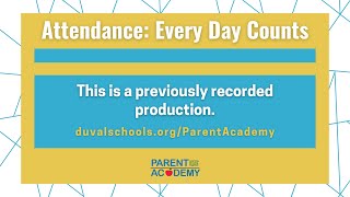 Attendance: Every Day Counts - Fall 2022