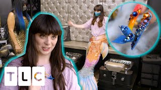 Lexi Puts A Moving Tail On This Mermaid's Nails! | Unpolished