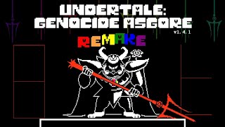 [UNDERTALE AU] Unitale Gルート Asgore戦　クリア!!