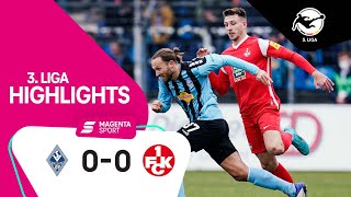 SV Waldhof Mannheim - 1. FC Kaiserslautern | Highlights 3. Liga 21/22