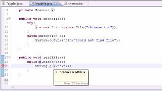 Java Programming Tutorial 81 - Reading from Files