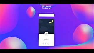 Build A Weather App With JavaScript Tutorial | JavaScript For Beginners | Part 01