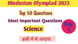 Hindustan Olympiad Class 8 Science Important Questions Mcqs