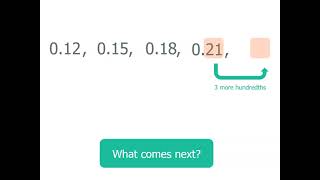 How to identify patterns with decimals | Decimals | Mathspace