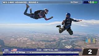 Vertical-ish, 2024 USPA National Championships, Mixed Formation Skydiving