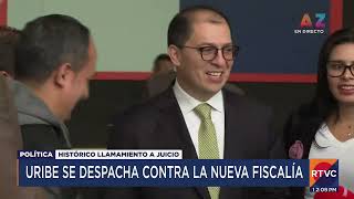 Uribe se despacha contra la nueva Fiscalía | RTVC Noticias