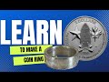 How To Make A Coin Ring #coinrings #howto