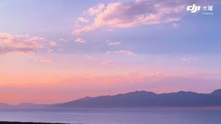 赛里木湖的夕阳日落#赛里木湖 #治愈系风景