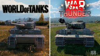 World of Tanks VS War Thunder - Details and Physics Comparison