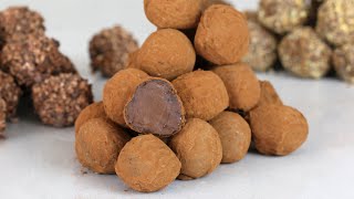 Trufas de Chocolate Negro al Whisky / Dark Chocolate Truffles with Whiskey