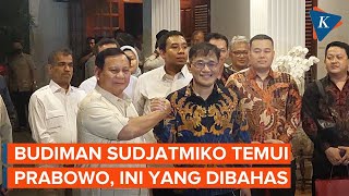 [FULL] Keterangan Lengkap Prabowo dan Budiman Sudjatmiko Usai Pertemuan