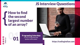 Find the Second Largest Number of an Array | JS Interview Questions