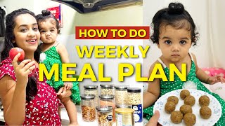 How I Meal Plan \u0026 Prep for my Baby for the entire Week 🍱