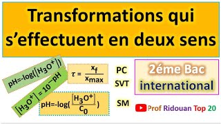 transformations qui s'effectuent en deux sens 2 bac pc_svt_sm