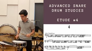 TMEA 2020-21 All-State Snare Drum Selection: Advanced Snare Drum Studies, Etude #4 - Mitchell Peters