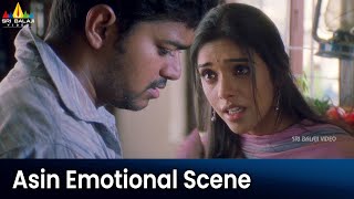 Asin Emotional with Thalapathy Vijay | Mass Raja | Telugu Movie Scenes @SriBalajiMovies