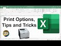 Excel Print Options, Tips and Tricks Tutorial