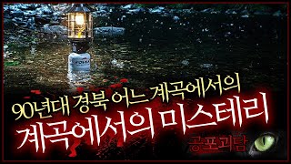 【무서운이야기】 90년대 경북 어느 계곡에서의 미스테리, 실종된 사람들은 대부분 죽어있다