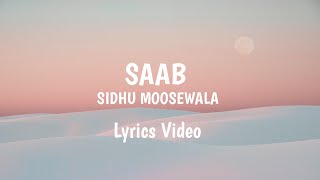 SAAB | Yes I Am Student | (Official Lyrical Video) Sidhu Moose Wala, Gurtaj | Release On 22 October