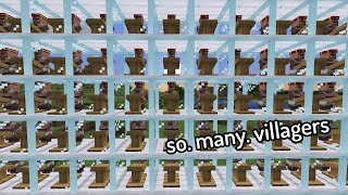 Villagers in BOXES? | Easy Villagers Minecraft Mod Showcase