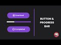 Creating Button & Progress Bar with HTML, CSS, and JavaScript