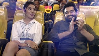 Krithi Shetty And Ram Pothineni CUTE Visuals At The Warrior Movie Whistle Song Launch Event | DC