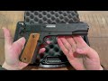 taylor firearms 1911a1 arched grip tabletop review