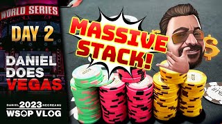 MASSIVE STACK in the $25,000! - Daniel Negreanu 2023 WSOP Poker Vlog Day 2