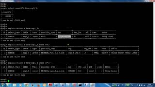 mysql   index \u0026 query optimzation