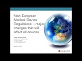 New European Medical Device Regulations Excerpt from Playbook 2016 Vancouver