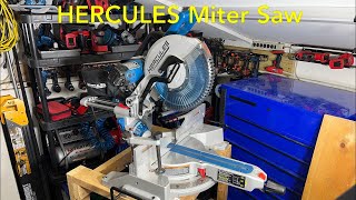 HERCULES 12 in. Dual-Bevel Sliding Compound Miter Saw - Review