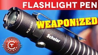 Tactical Pen Flashlight for Everyday Carry | PowerTac Scholar Review