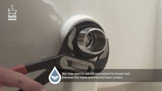 bathstore: How to install a basin and basin waste