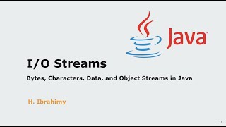 I/O Streams in Java, Buffered Streams in Java, a practical example