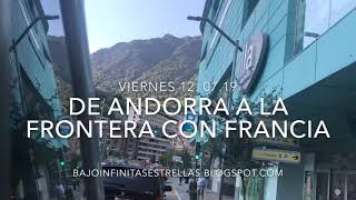 De Andorra a la frontera con Francia