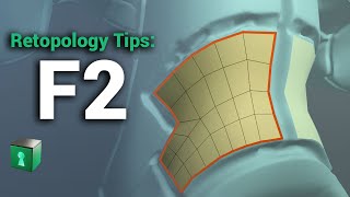 Blender Secrets - Retopo tips with the F2 add-on