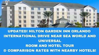 Updated! Hotel and Room Tour#hilton  Garden Inn #seaworld  #universal  #hotelreview   #orlando