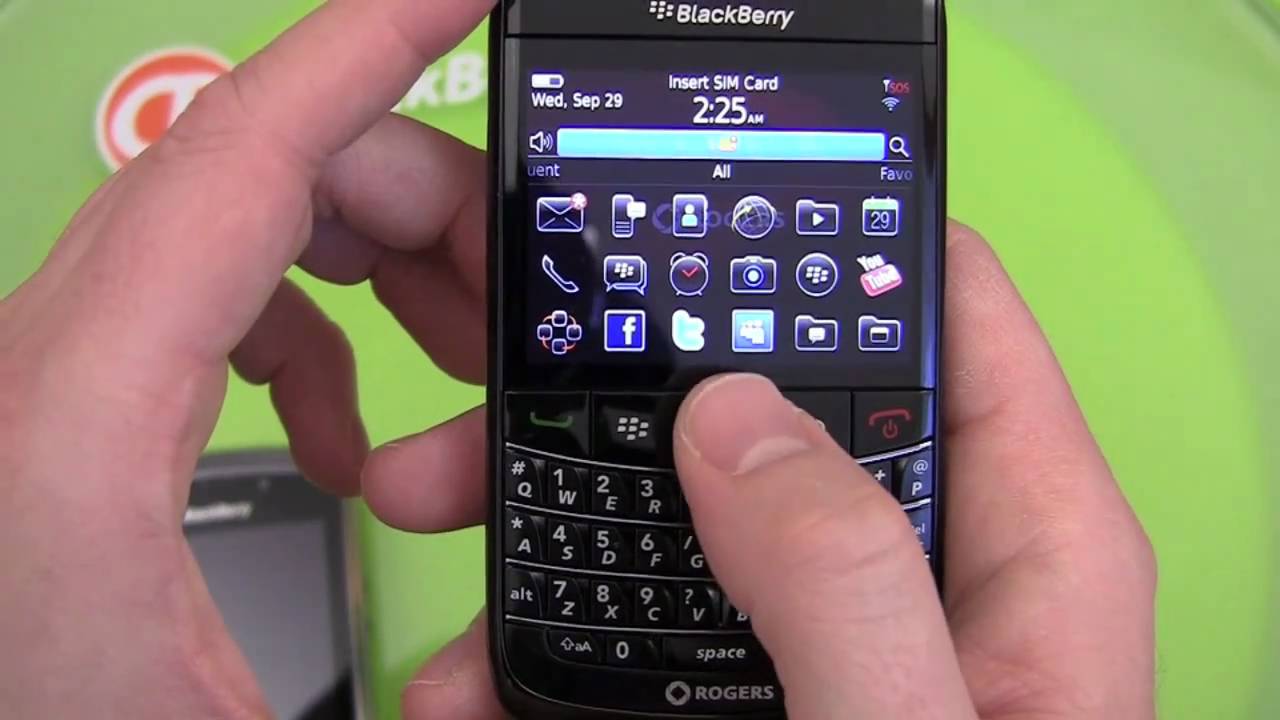 BlackBerry Bold 9780 Unboxing And Review - YouTube