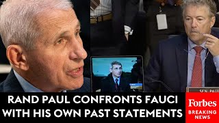Rand Paul Confronts Fauci With Video Of His Own Past Statements On Natural Immunity