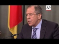 lavrov on situation in eastern ukraine