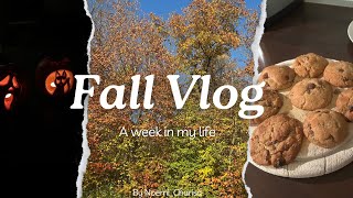 Weekly Vlog: Fall Edition (cooking,baking,halloween)🍂🍁