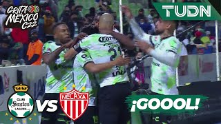 ¡LETAL! Cabezazo y gol de Félix Torres | Santos 1-0 Necaxa | Grita México C22 J3 | TUDN