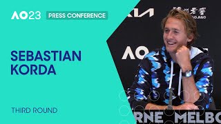 Sebastian Korda Press Conference | Australian Open 2023 Third Round