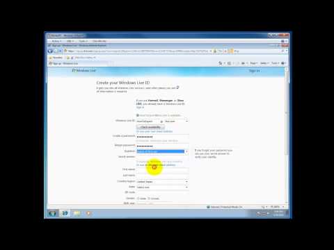 How To Create Your Windows Live ID How To Create Your Windows Live ID