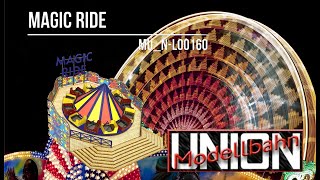 Kirmes Fahrgeschäft - Magic Ride motorisiert - Modellbahn Union - Spur N 1:160