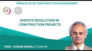 Dispute resolution in construction projects