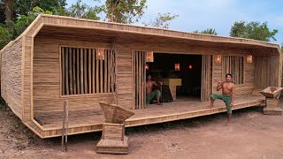 169Day 2 Builder Man Building Millionaire Crafting Bamboo Villa, Next Swimming Pools.