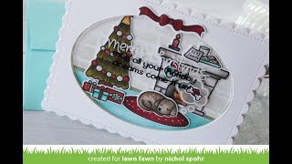 Lawn Fawn Christmas Dreams Plastic Window Overlay